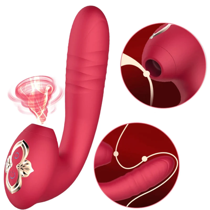 10 Powerful Modes Sucking G-spot Vibrator