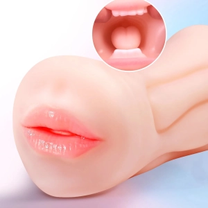 2 in 1 Mouth Pocket Pussy Deep Throat Vaginal Sex