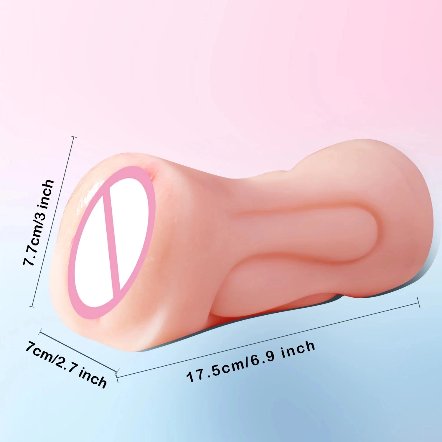 2 in 1 Mouth Pocket Pussy Deep Throat Vaginal Sex