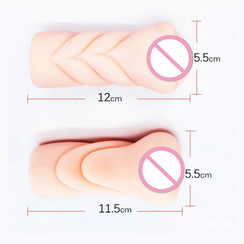 4D Realistic Deep Throat Male Masturbator Silicone Artificial Vagina Mouth Anal Erotic Oral Sex Masturbator