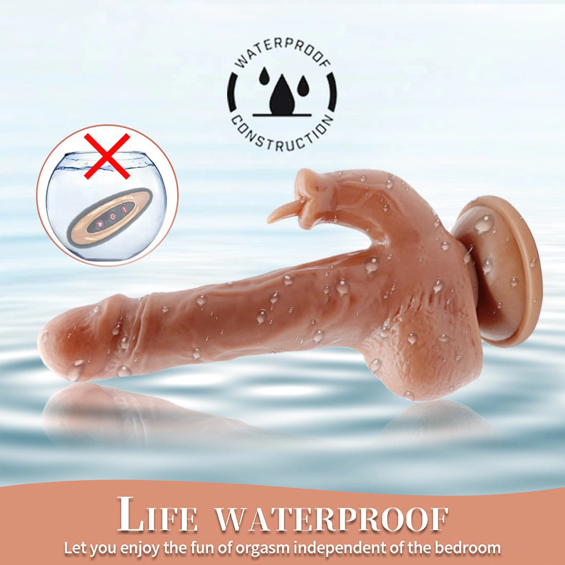 8.6 inch Silicone Realistic Dildo