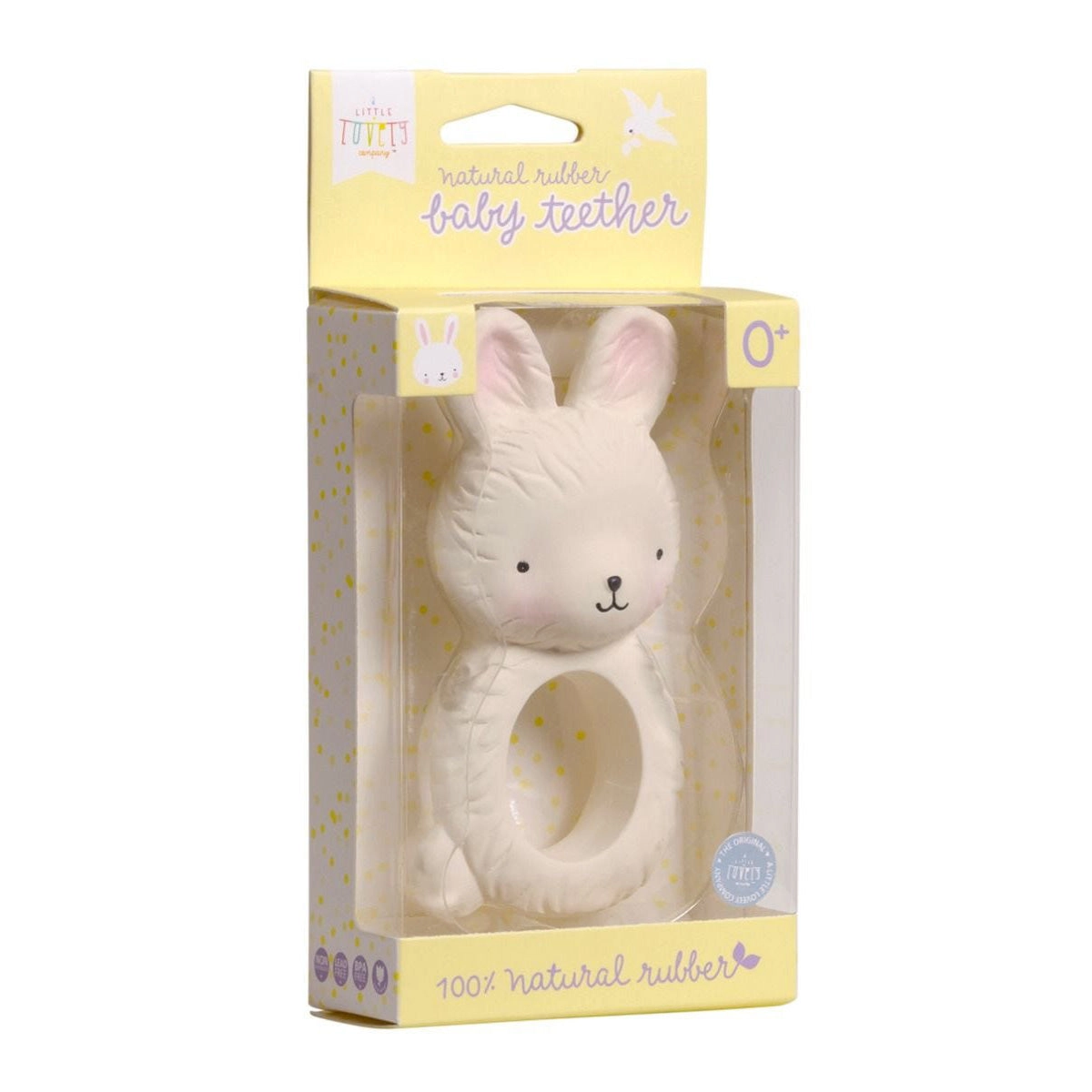 A Little Lovely Company Teether Ring - Bunny