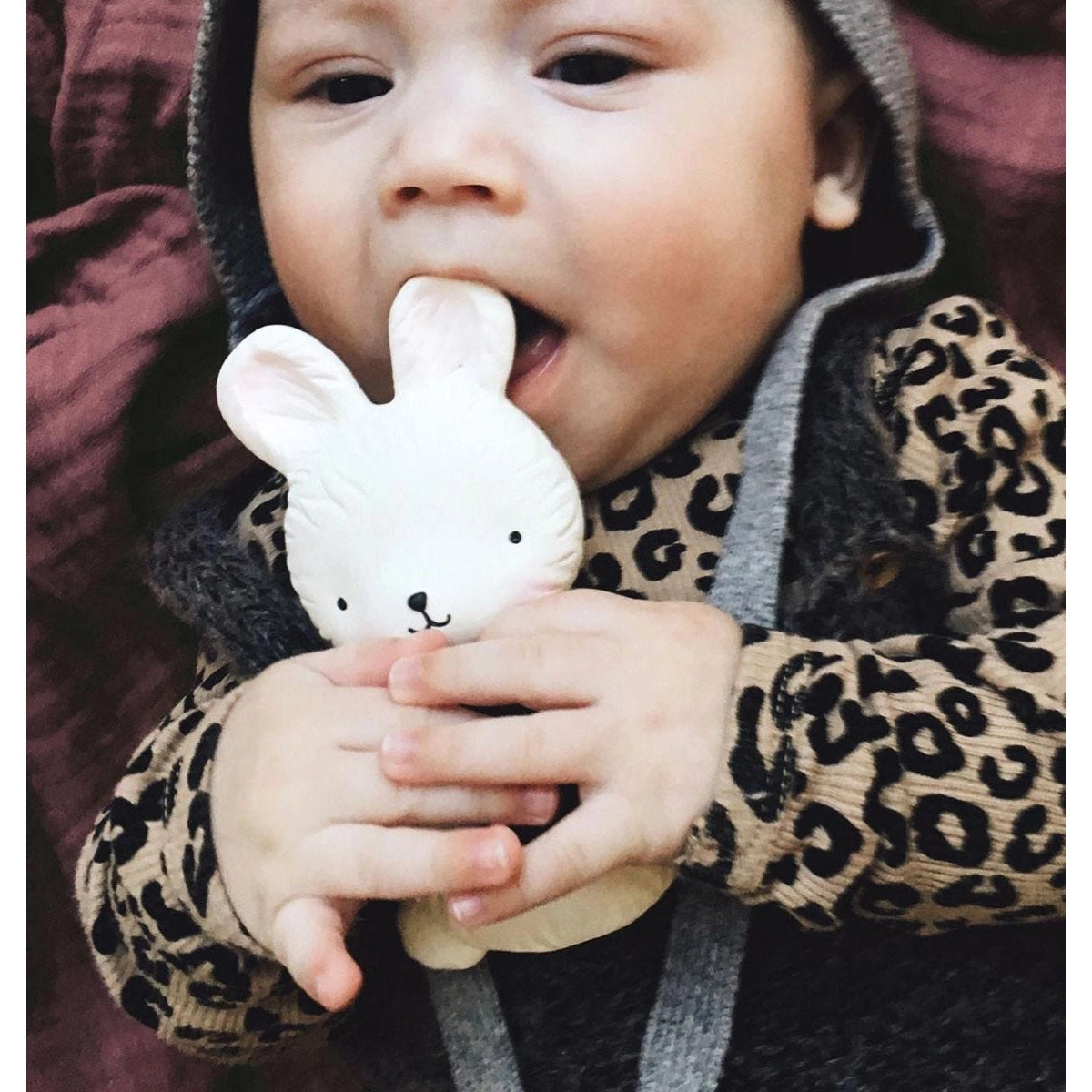 A Little Lovely Company Teether Ring - Bunny