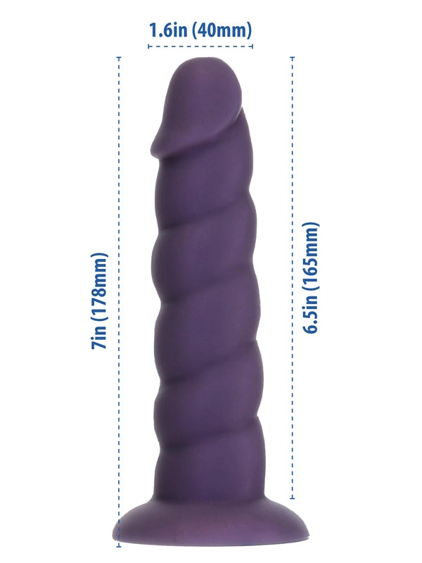 Addiction Fantasy Purple Unicorn Dildo 17.8 cm
