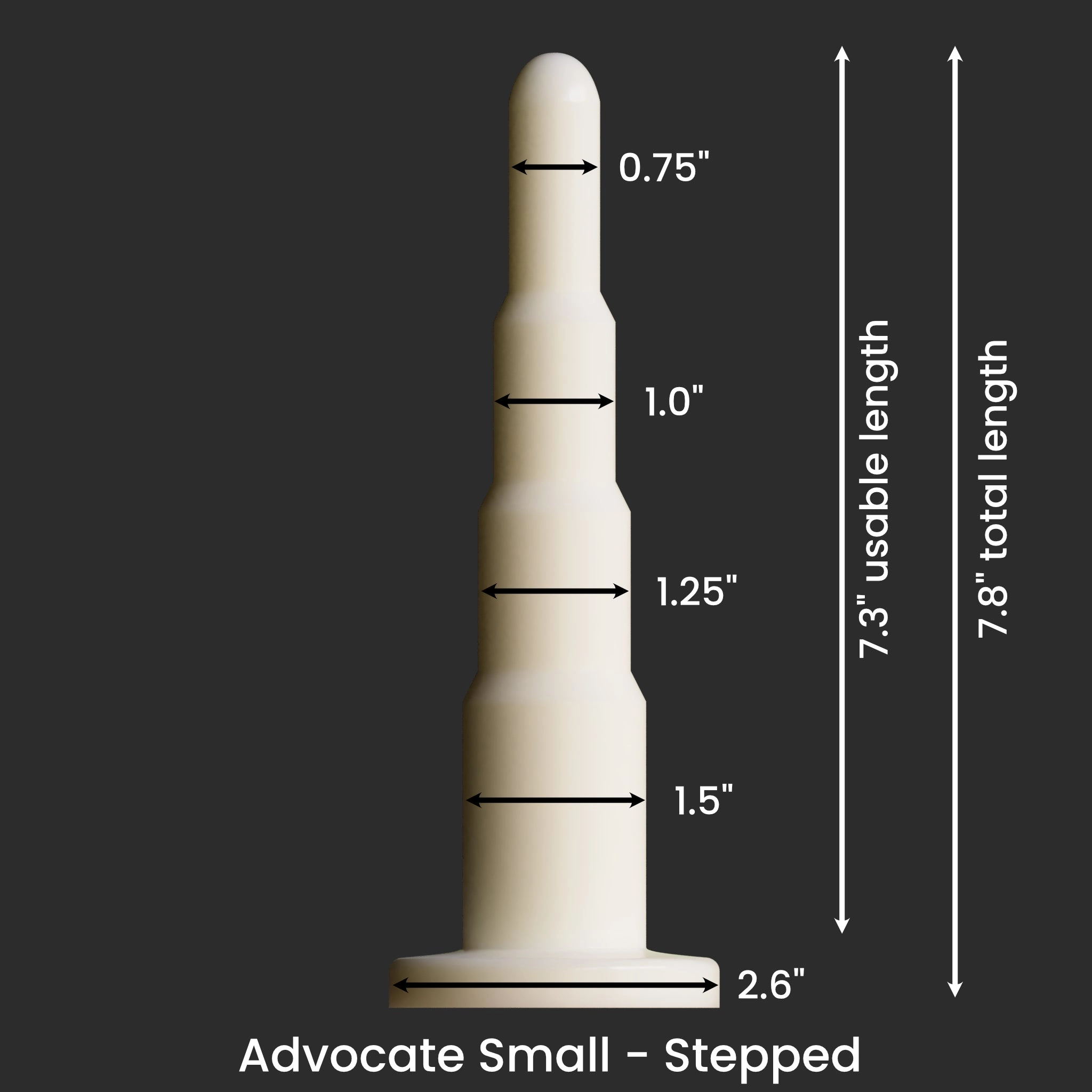 Advocate Small - Stepped -  Silver Gold Sparkle Drip Coloration