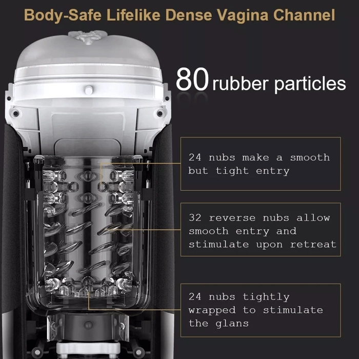 Anastasia Automatic Male Masturbator With 10 Thrusting & Rotating Modes - Laphwing