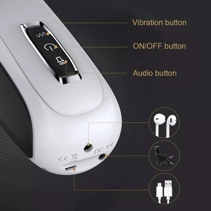 Anastasia Automatic Male Masturbator With 10 Thrusting & Rotating Modes - Laphwing