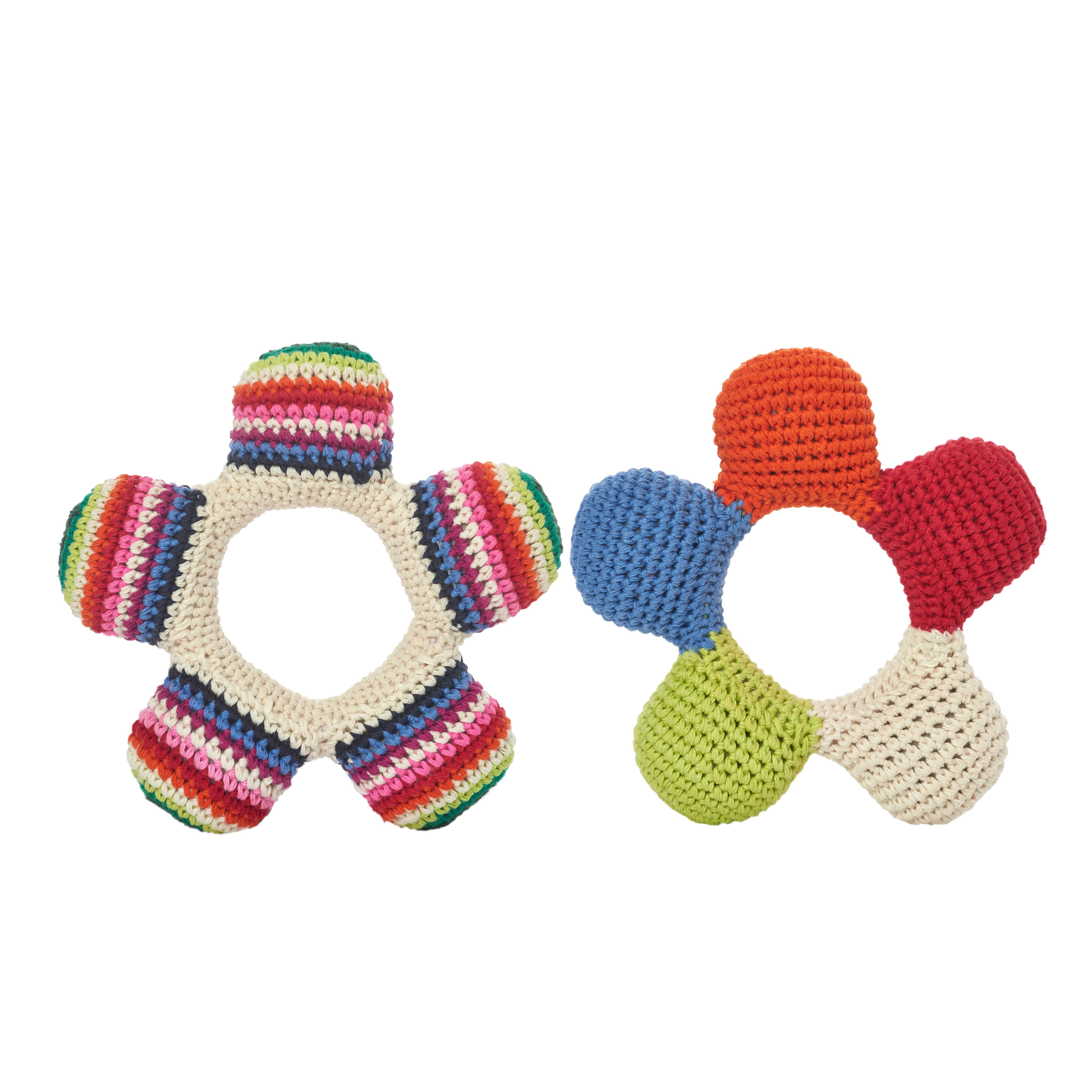 Anne-Claire Petit Flower Rattle Bell Small Mix