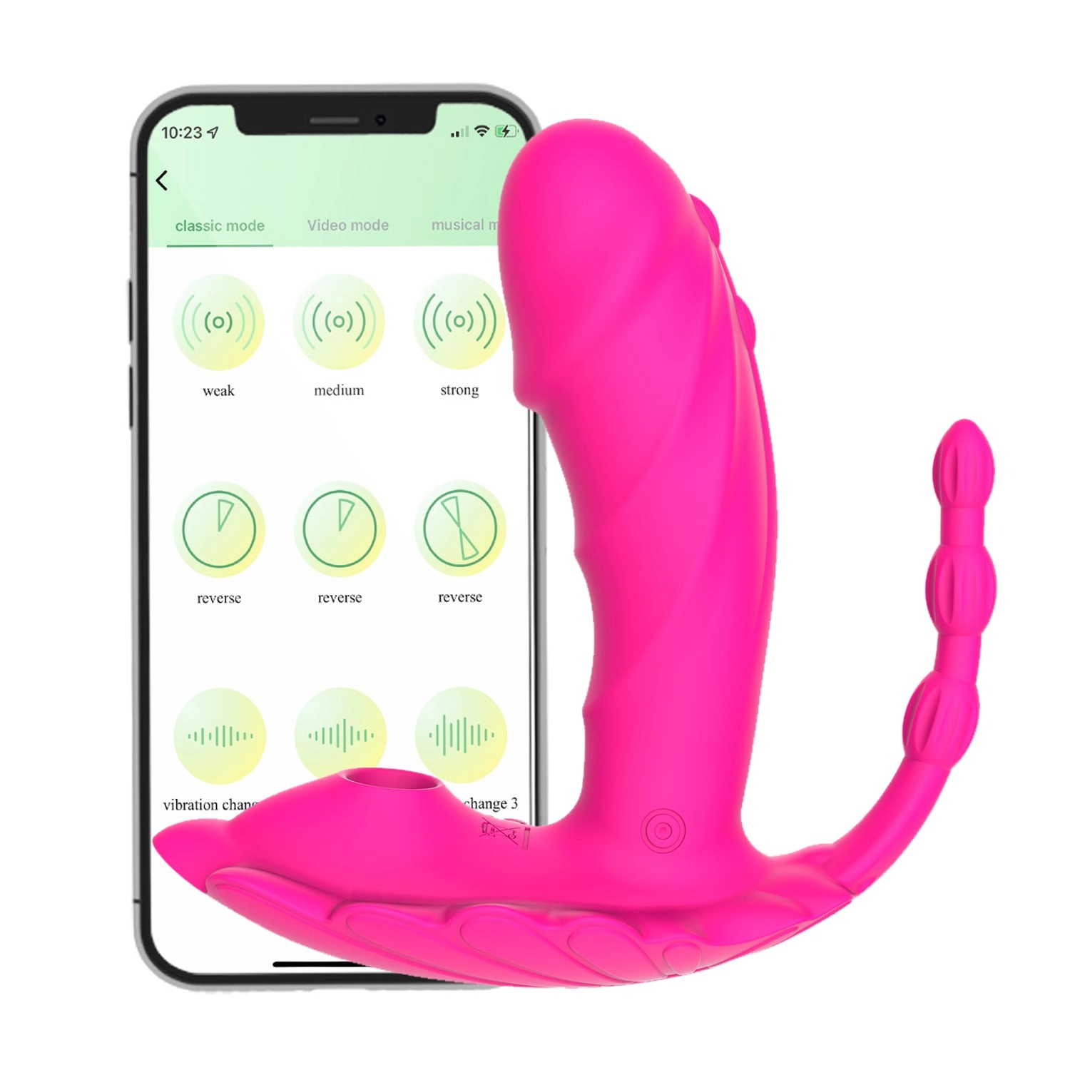 App Remote Control Vibration Egg Skipping