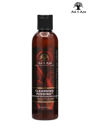 AS I AM CLEANSING PUDDING  SULFATE FREE MOISTURIZING CLEANSER 8oz