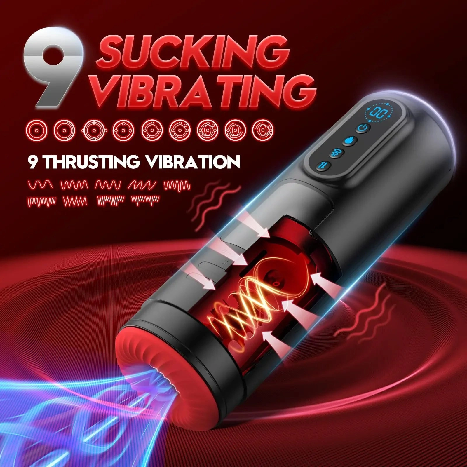 Automatic Male Masturbator Cup Pocket Suction Masturbation Telescopic Vagina Sucking Blowjob Sex Toys for Men