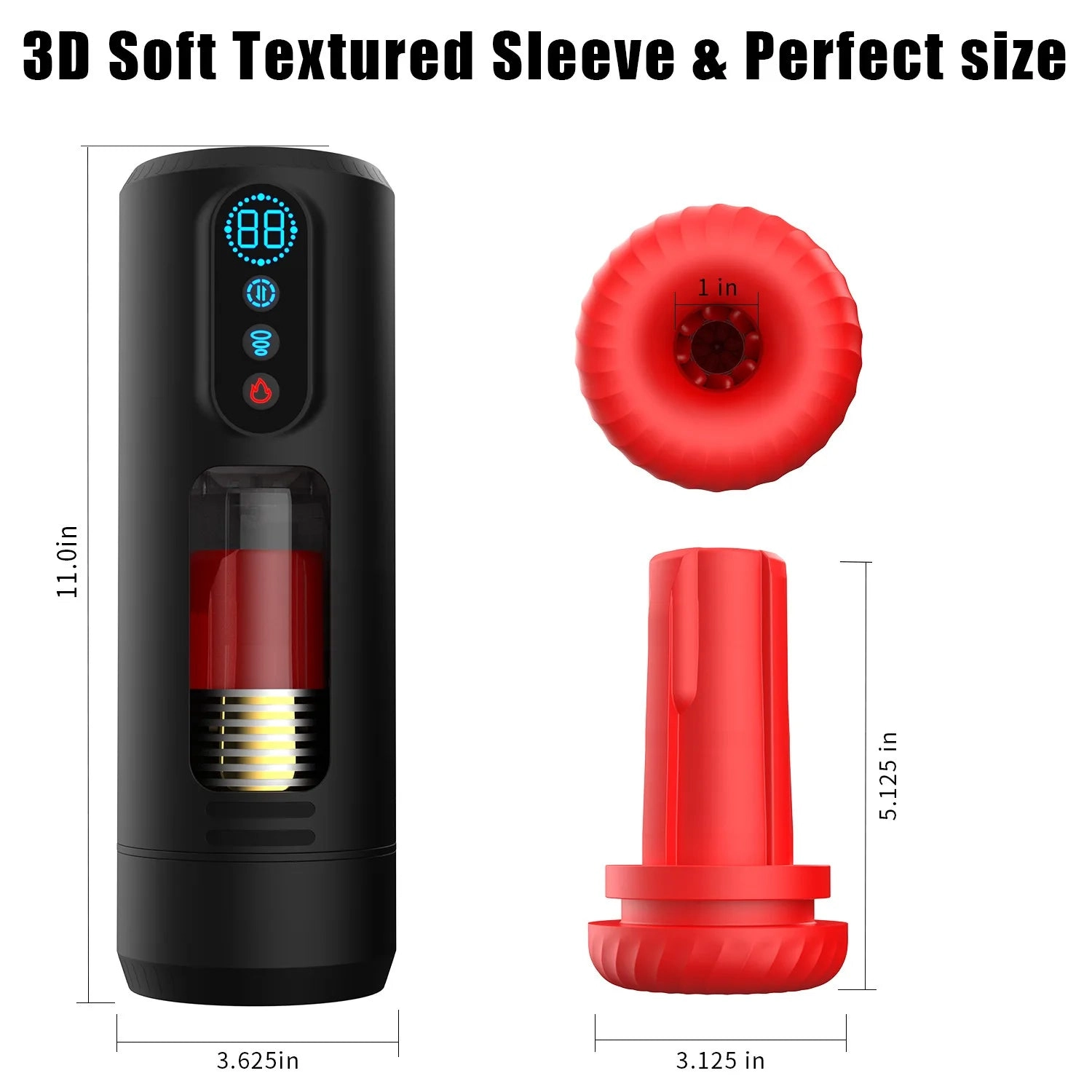 Automatic Sucking Male Masturbator for Men 3D Realistic Male Sex Toys Pocket Pussy 9 Vibration Modes