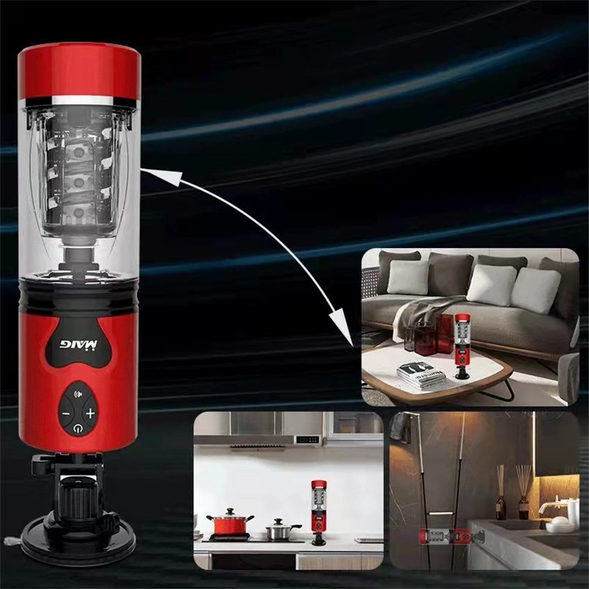 Automatic Telescopic Rotation Blowjob Masturbator