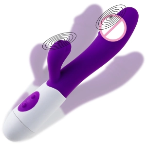 AV Stick G Spot Rabbit Vibrator Sex Toy for Women Dildo Vibrating Vagina Clitoris Massager Dual Vibration