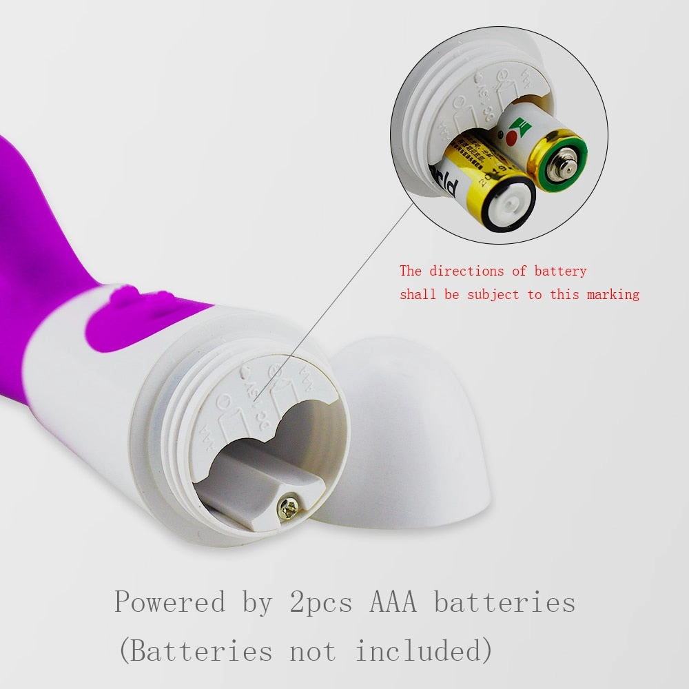AV Stick G Spot Rabbit Vibrator Sex Toy for Women Dildo Vibrating Vagina Clitoris Massager Dual Vibration
