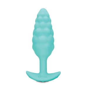 B-Vibe Texture Plug Bump Aqua (Small)