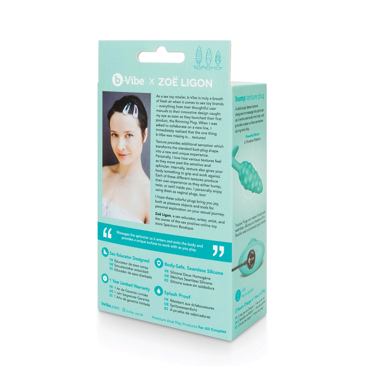 Bump Texture Vibrating Butt Plug