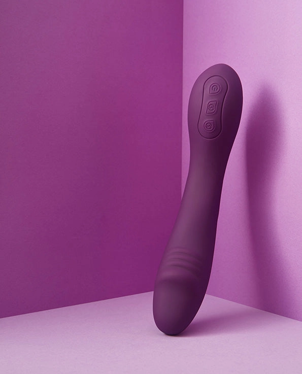 Carina Ribbed G-Spot Vibrating Dildo