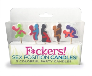 Cheeky Fun Sex Position Candles for Parties and Romance