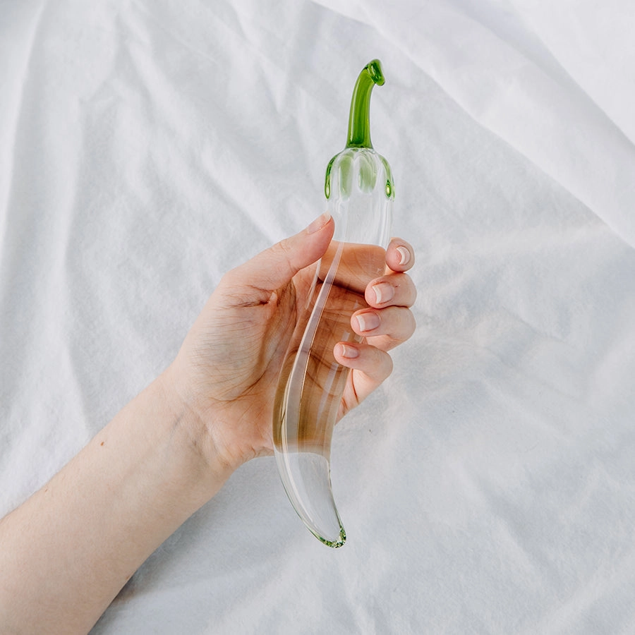 Chili Pepper Glass Dildo
