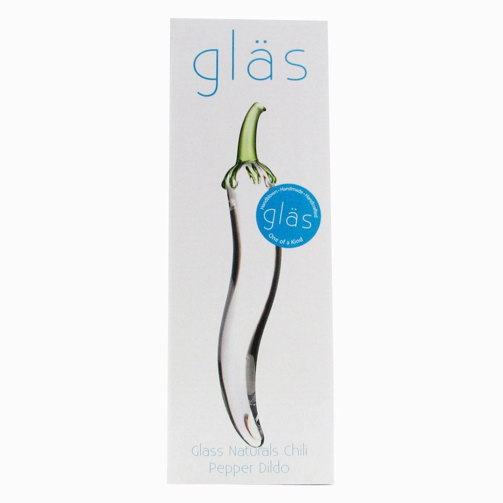 Chili Pepper Glass Dildo