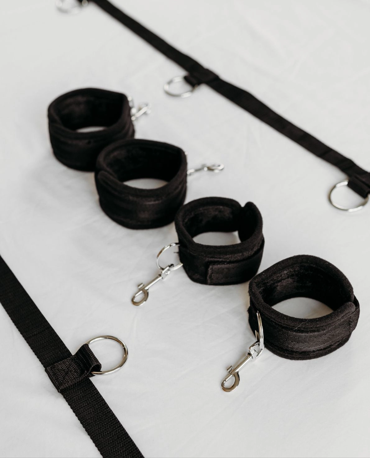 Cupid’s Bed Bondage Restraints - Wrist & Ankle Cuffs