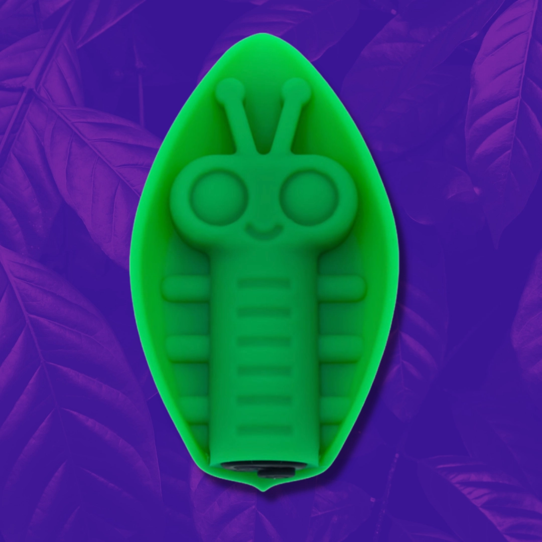 Cute Little Fuckers Zeep Emerald - Silicone Handheld Massager