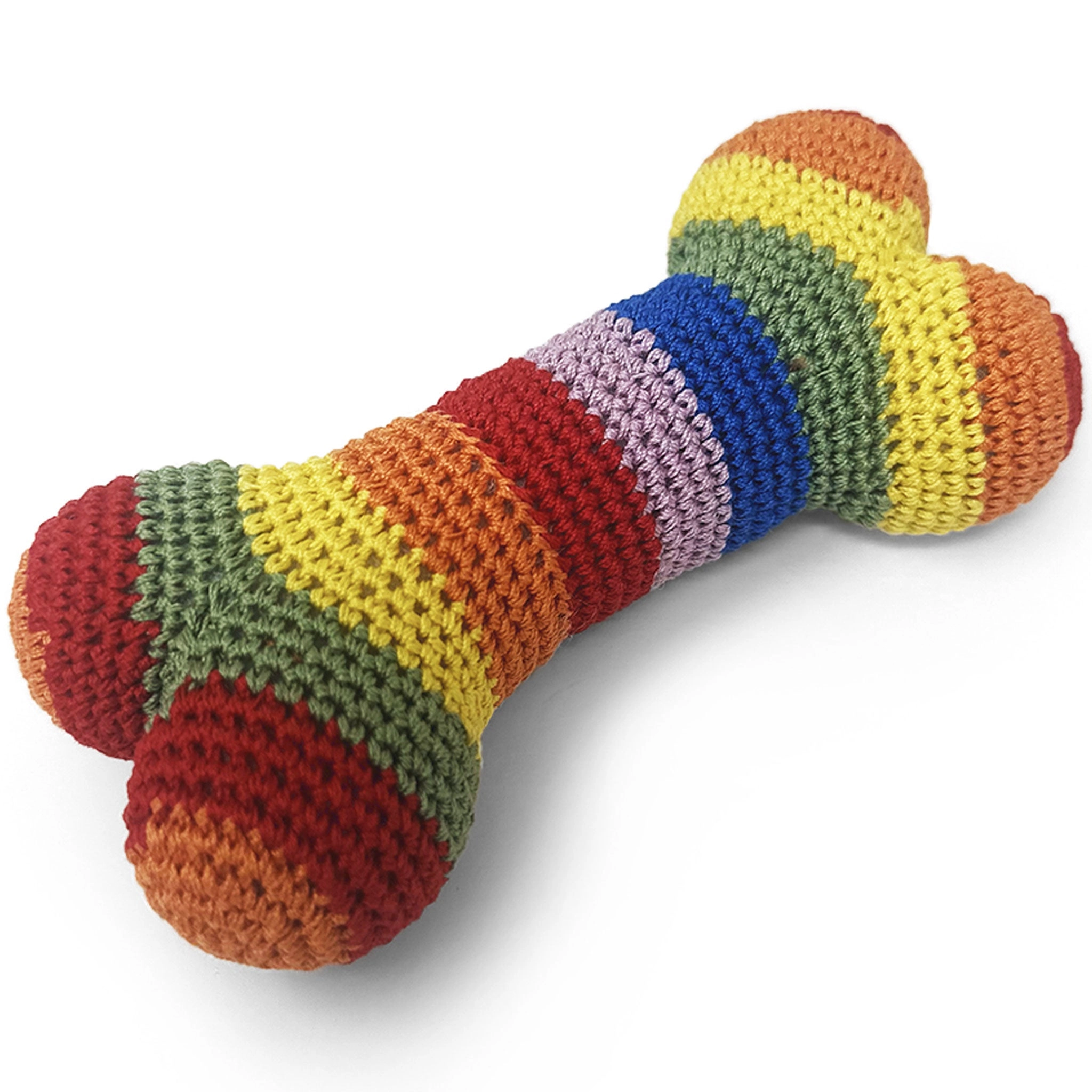 Dogo Pet Fashions Pawer Rainbow Bone Dog Toys