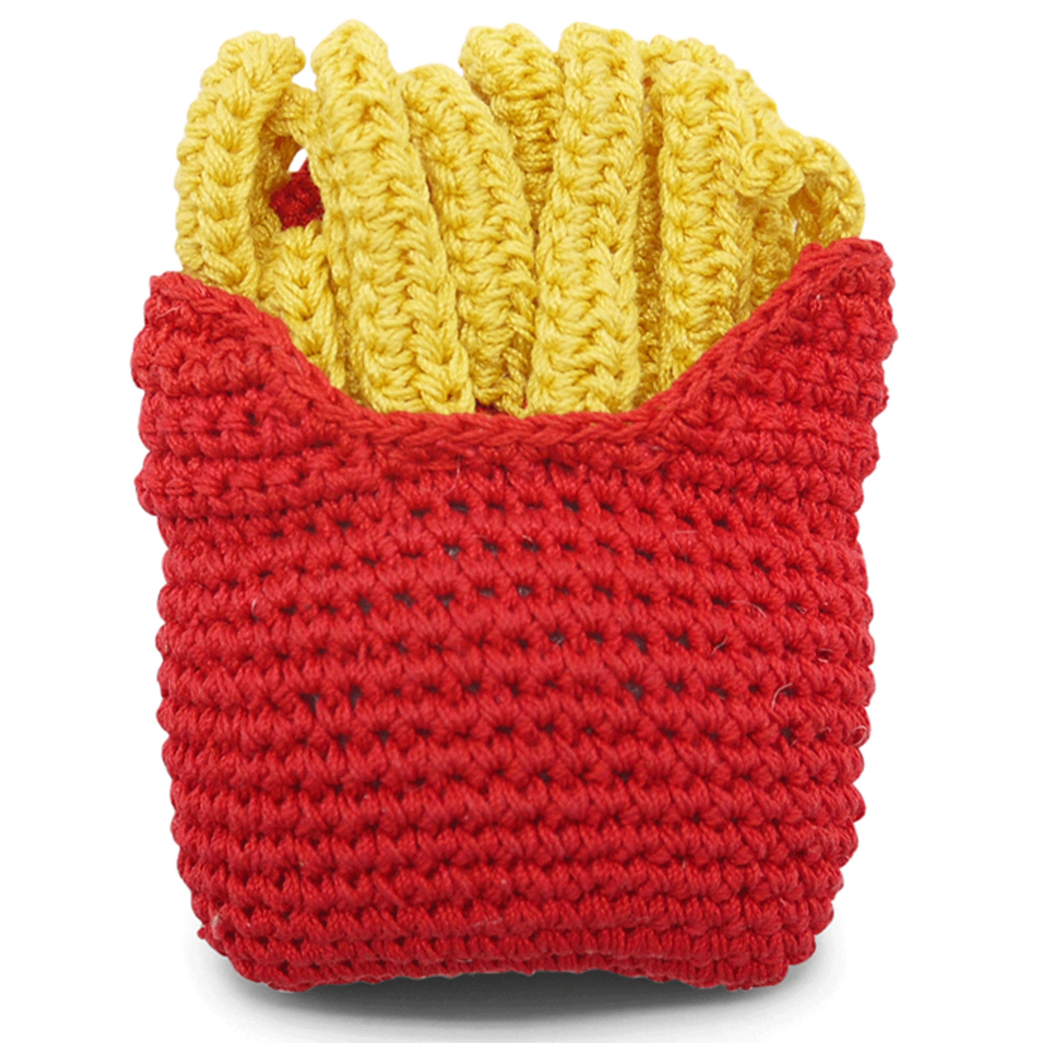 Dogo Pet Fashions Pawer Squeaky Toy French Fries Dog Toys