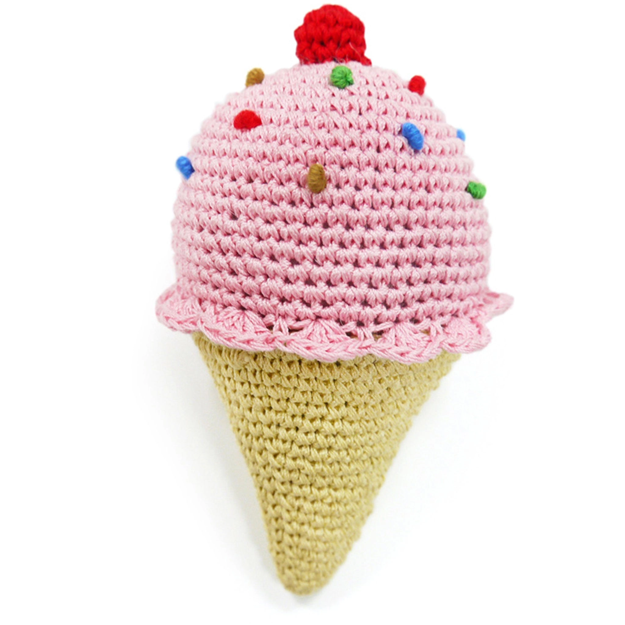 Dogo Pet Fashions Pawer Squeaky Toy Ice Cream Dog Toys
