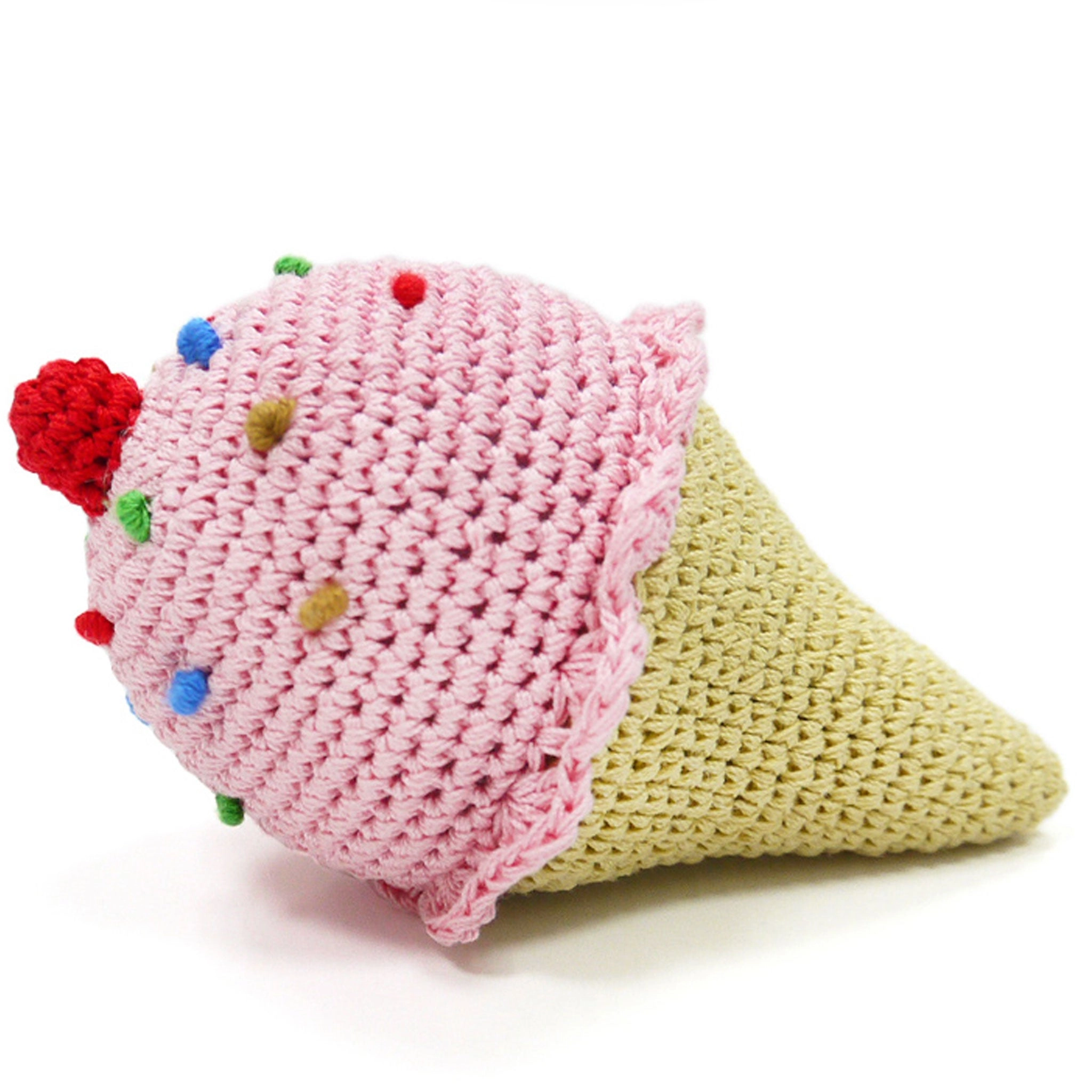 Dogo Pet Fashions Pawer Squeaky Toy Ice Cream Dog Toys