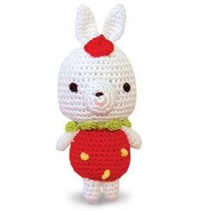 Dogo Pet Fashions Pawer Squeaky Toy Rabbit Doll Dog Toys