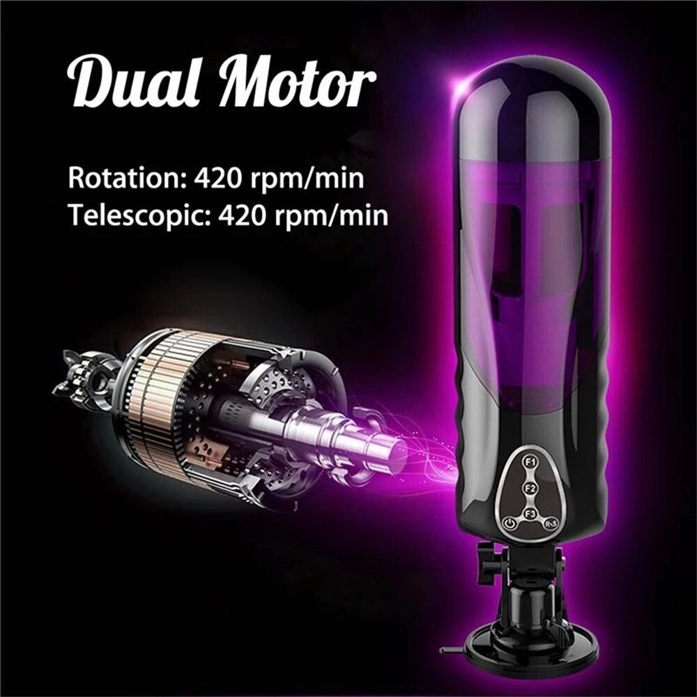 EASY.LOVE L Hands Free Male Masturbator Heating Automatic Masturbator