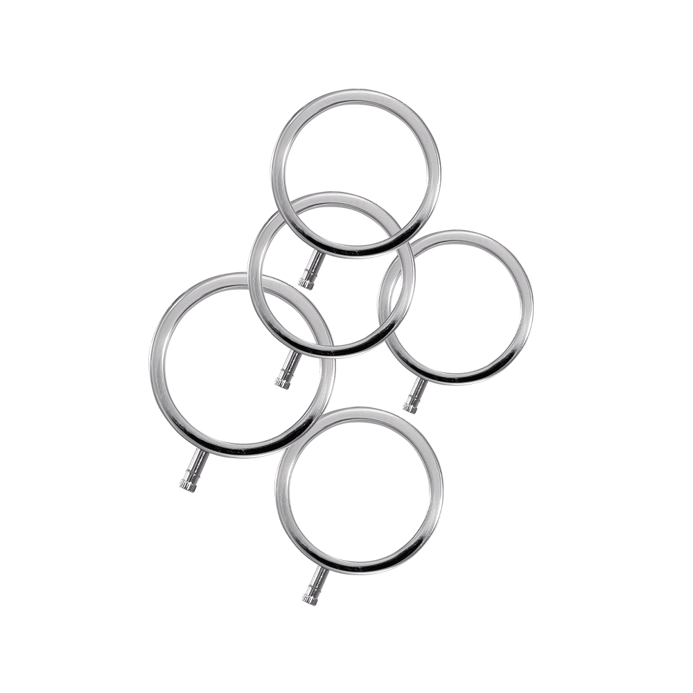 ElectraRings Solid Metal Cock Rings (5 pack)