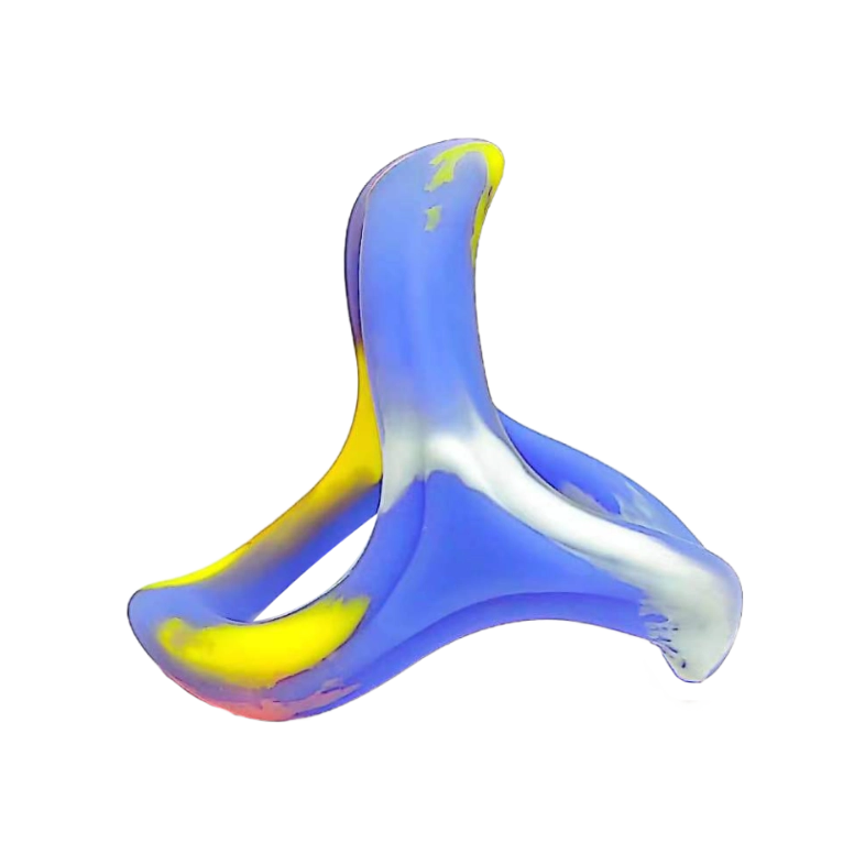 Eros Colourful Silicone Triad Cock & Ball Ring