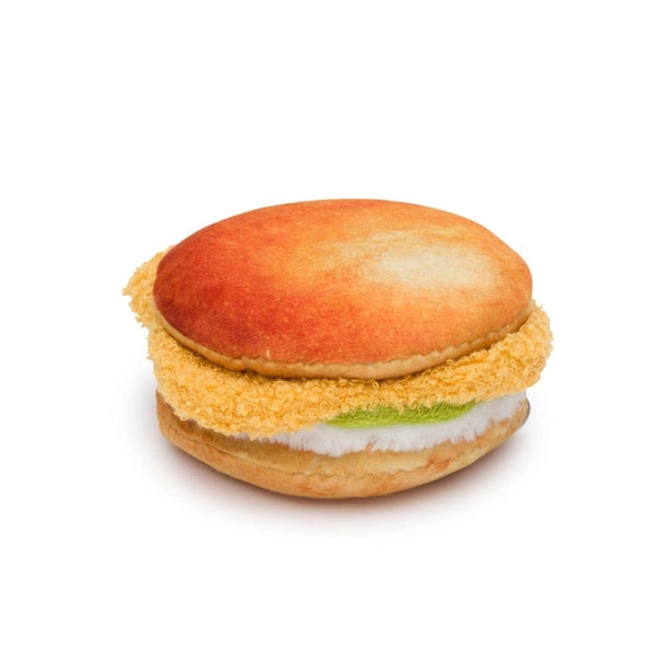 Fab Dog Pupeyes Chicken Sandwich Dog Toy