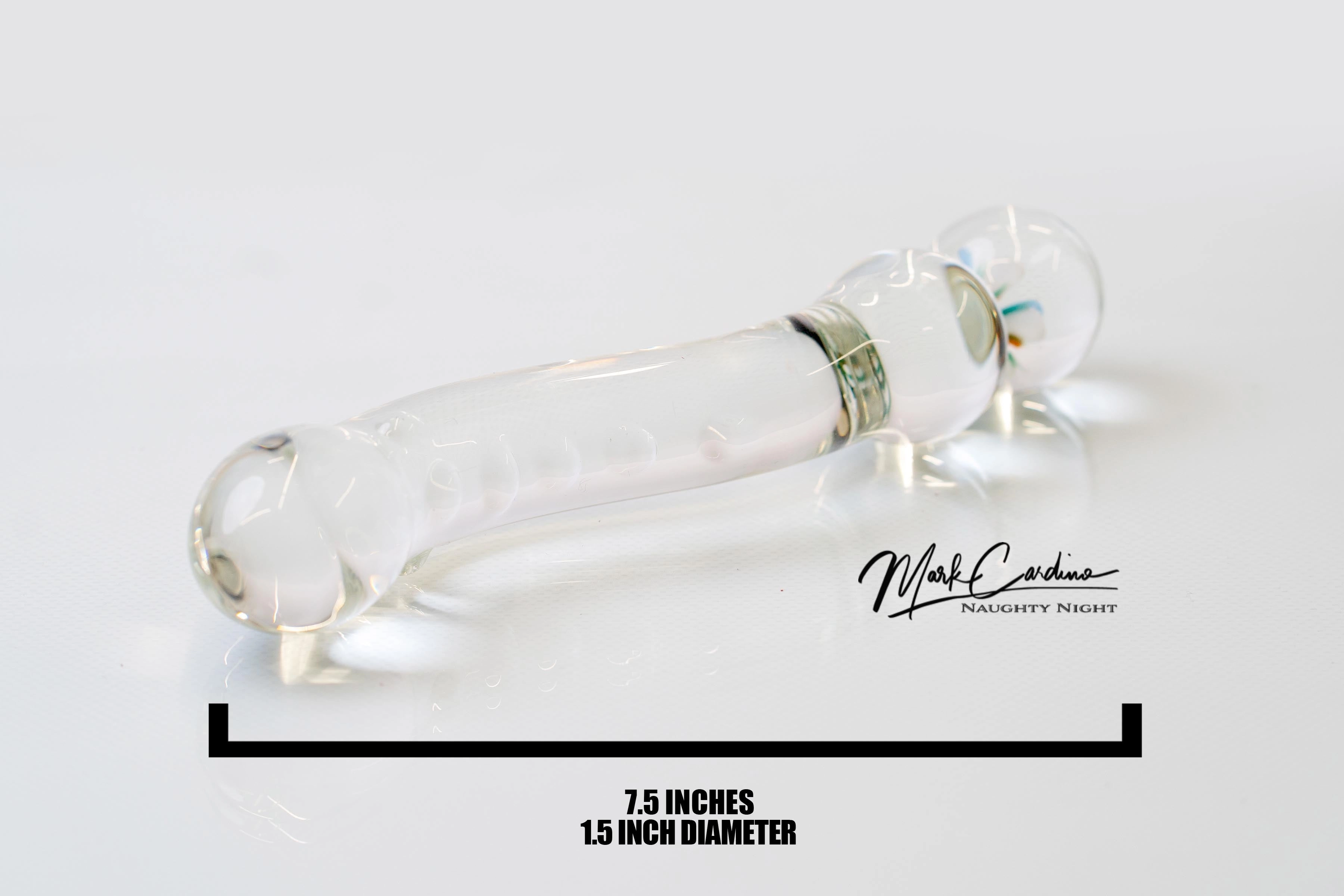 Flower Tip Ribbed Dildo
