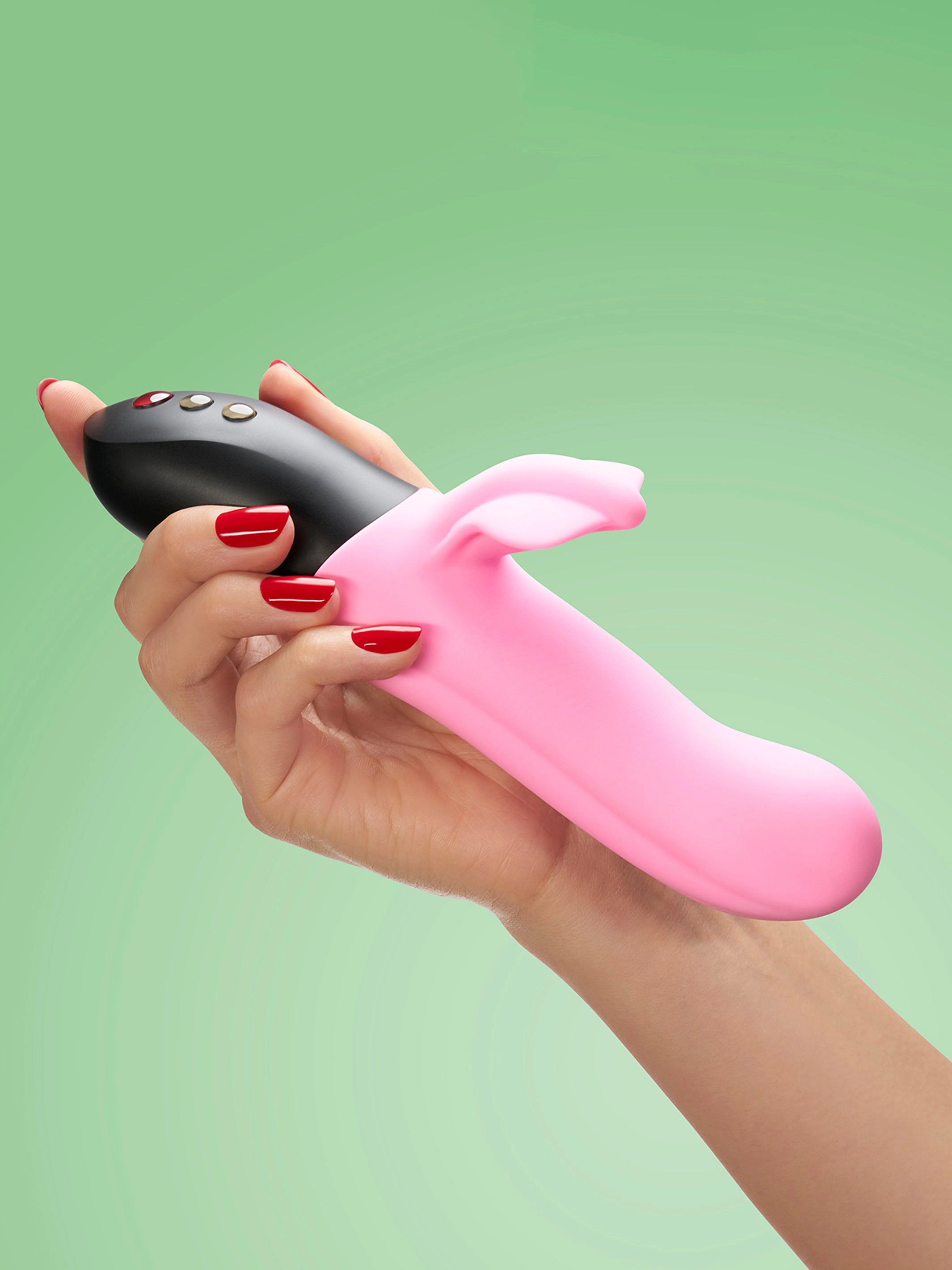 Fun Factory BI STRONIC FUSION Thrusting Rabbit Vibrator with free toy bag!