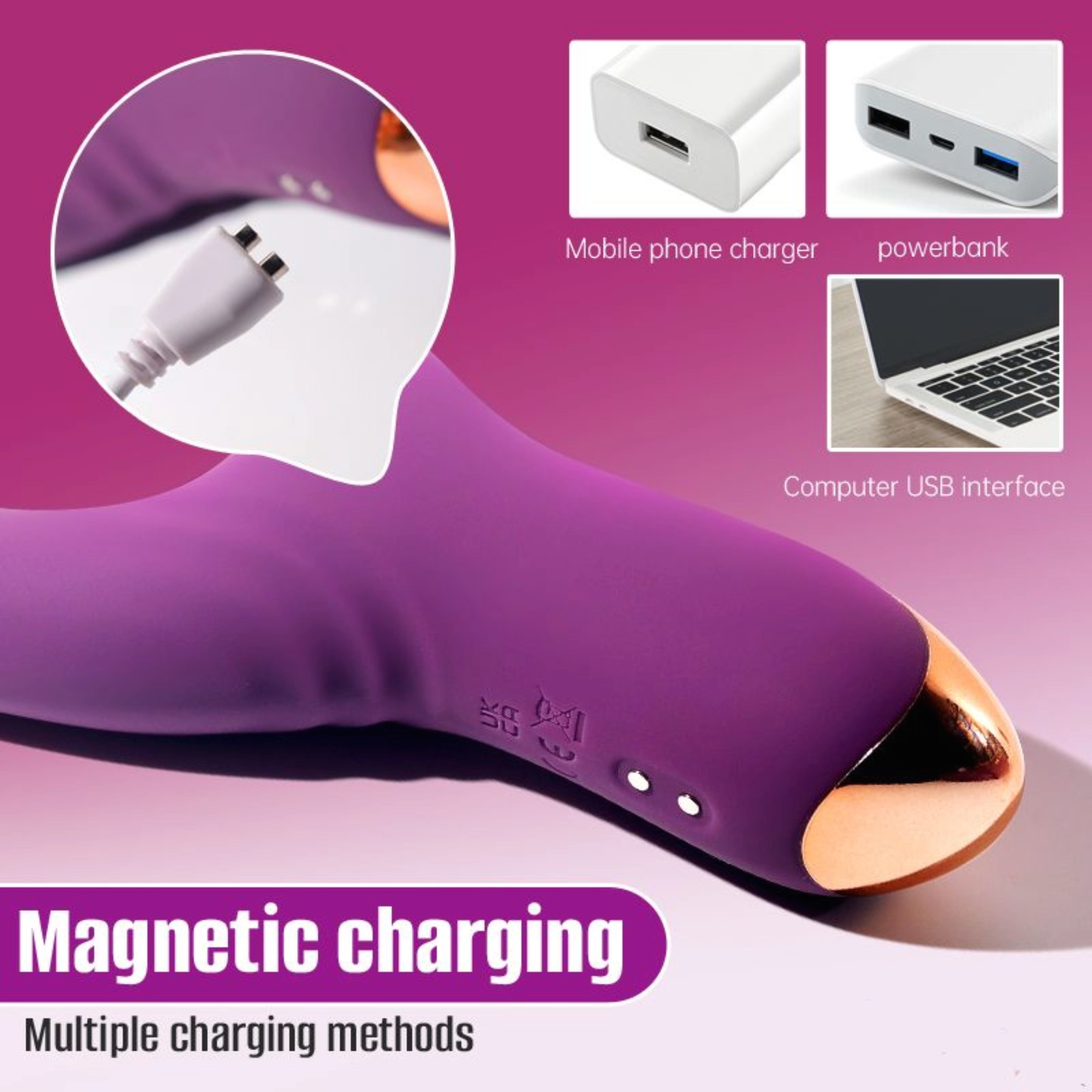 G-Spot Rabbit Vibrator with Suction