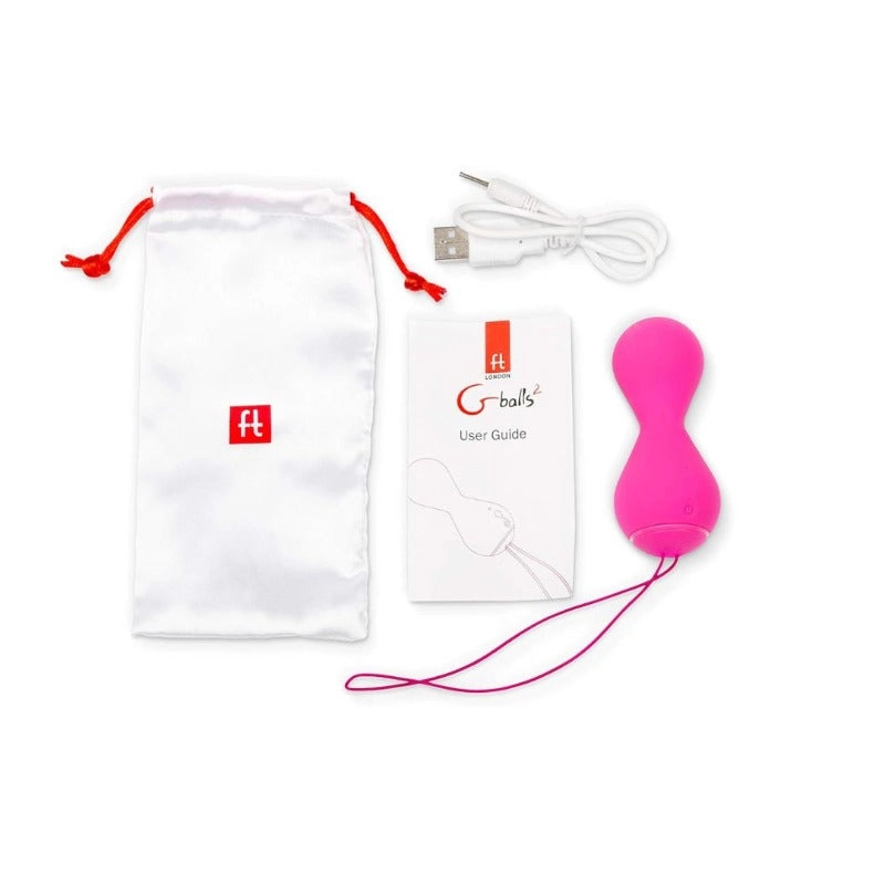 G-Vibe GBalls2 Personal Sex Fitness Coach with App | Vibrating Kegel Exercises Training Kit