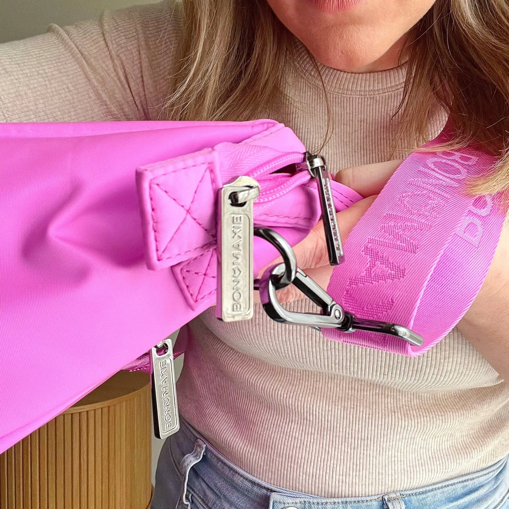 Go! Crossbody Bag -- Fuchsia