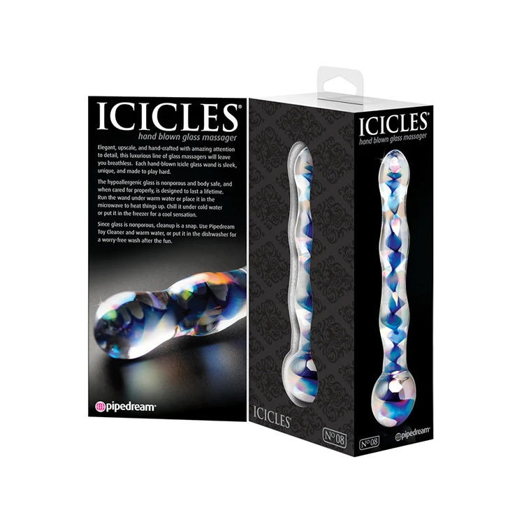 Icicles No. 8 Glass Dildo