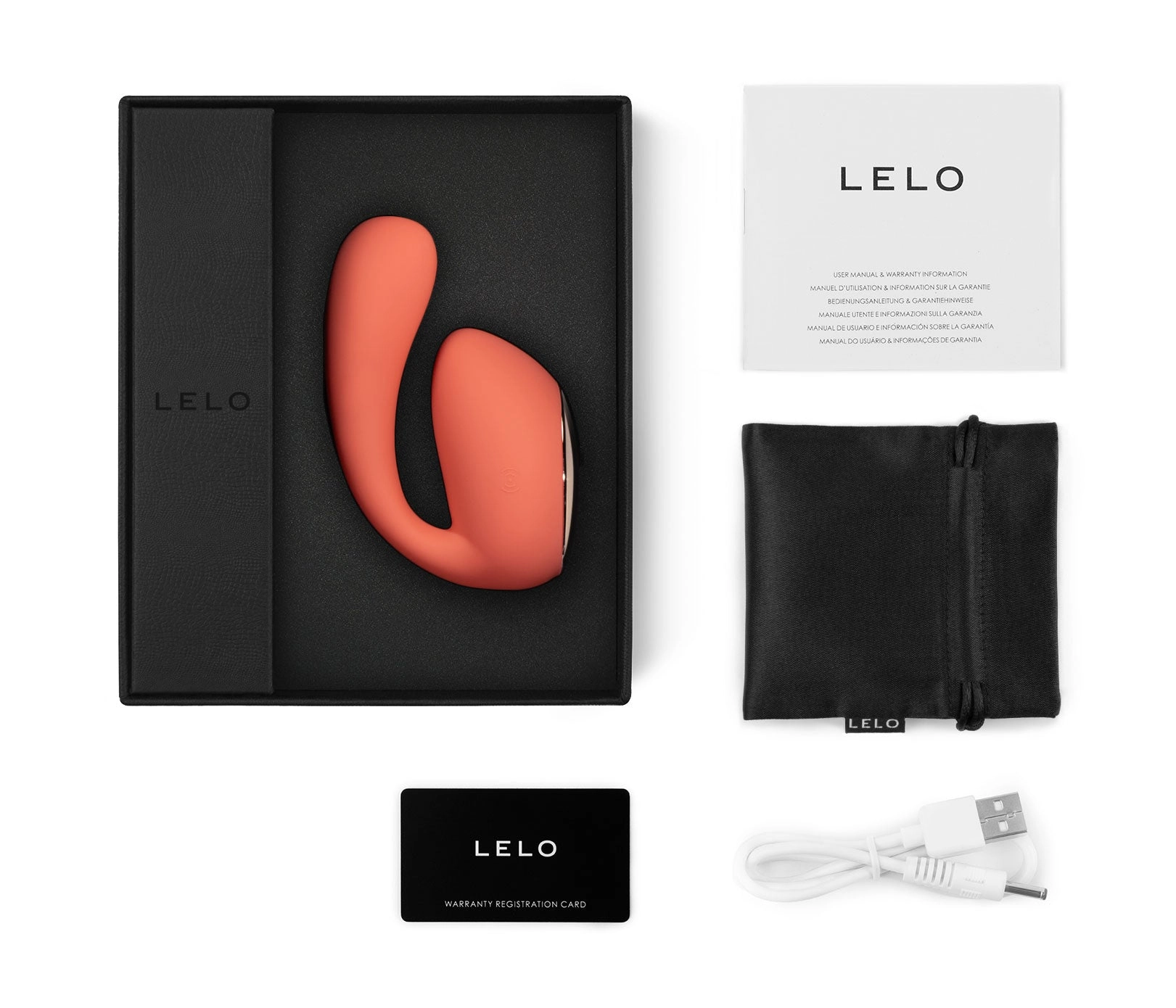 Ida Wave G Spot - Coral Red - App Controlled