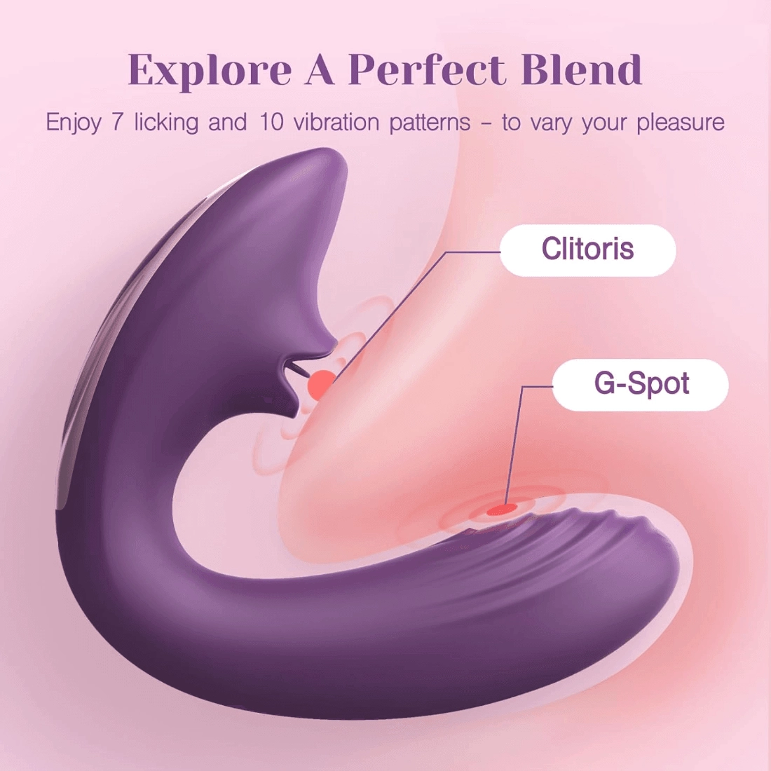 Juicy Clitoral Licking Vibrator (B2B)
