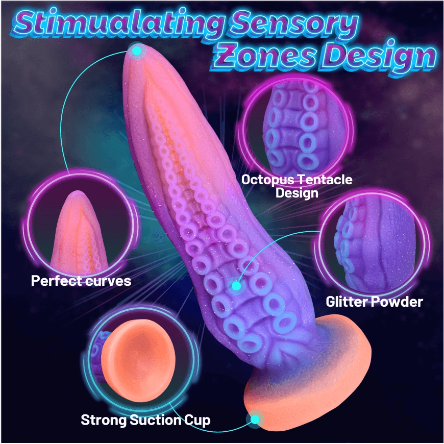 Kanaloa 9.66 Monster Dildo With A Mesmerizing Octopus Tentacle Texture - Laphwing