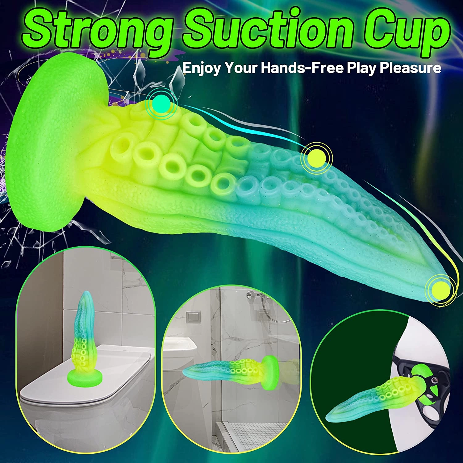 Kanaloa 9.66 Monster Dildo With A Mesmerizing Octopus Tentacle Texture - Laphwing