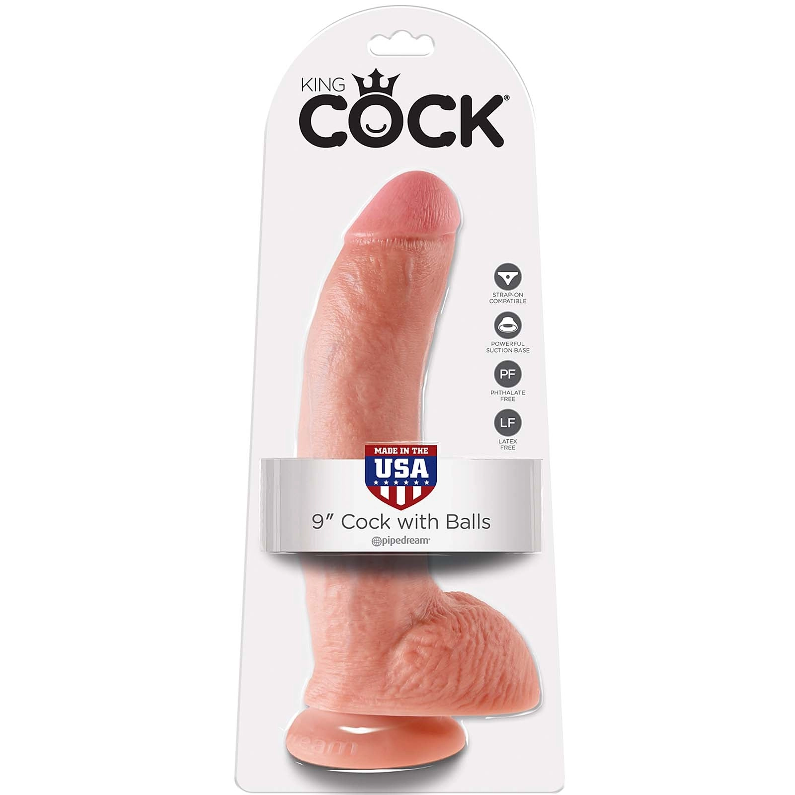 King Cock 9 Cock with Balls