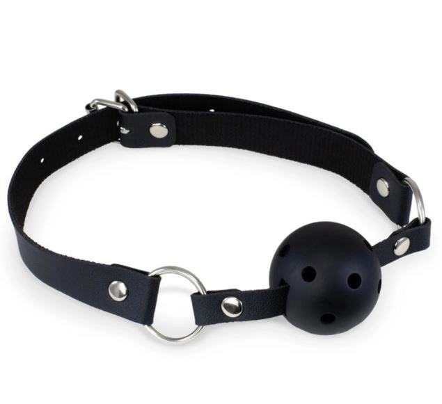 Kink curious ball gag & nipple clamps set