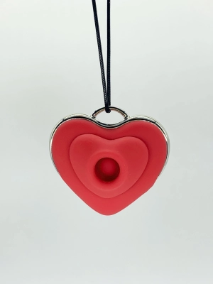 Le Heart Suction Vibe in Red