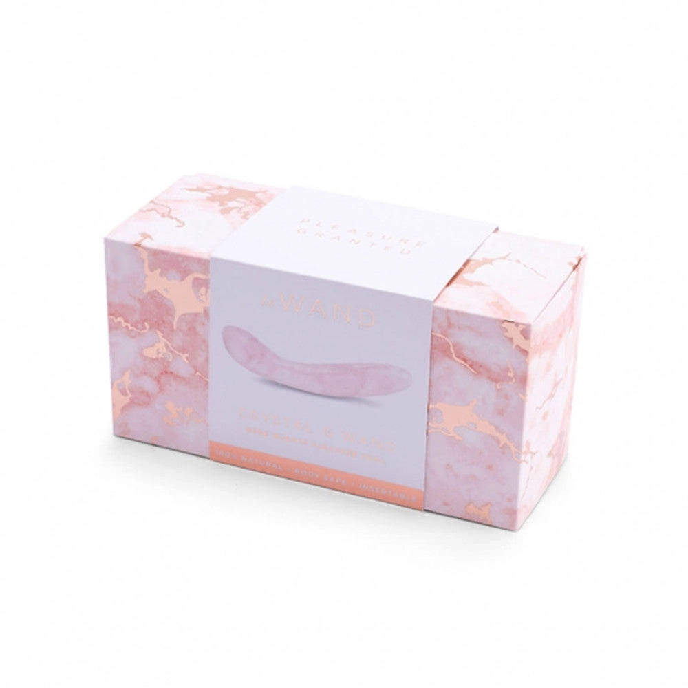 Le Wand Rose Quartz Crystal G-Spot Wand